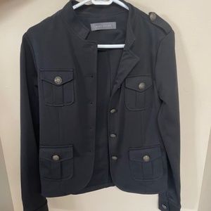 Suzy Shier Black Army Style Blazer